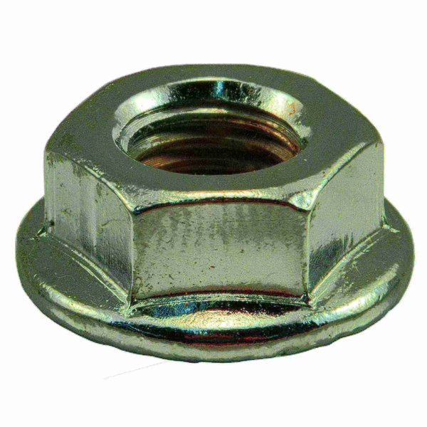 Midwest Fastener Flange Nut, 5/16"-24, Steel, Chrome Plated, 6 PK 39291